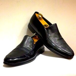 GIORGIO ARMANI Black Slip On